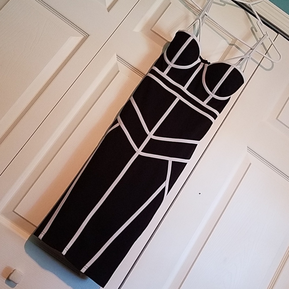 Black and White Dress
